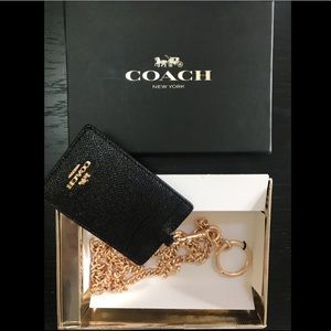 Coach id lanyard